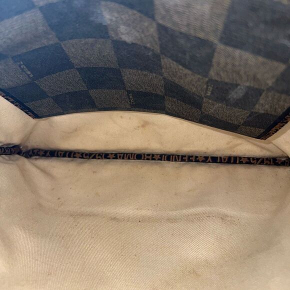 Fendi Vintage RARE Brown Checkered Box Short Handle Tote - Picture 10 of 16